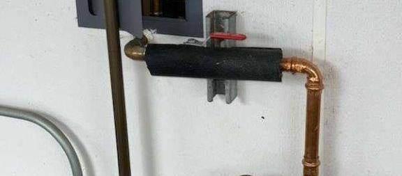 Residential copper pipe repair